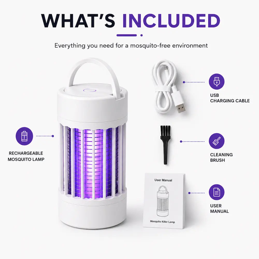 PureHabitat™ GlowGuard – Rechargeable Mosquito Lantern
